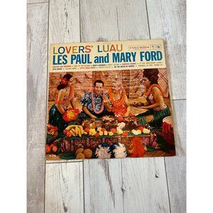 Les Paul & Mary Ford "Lovers Luau" Vinyl Record CL 1276 Vintage Album